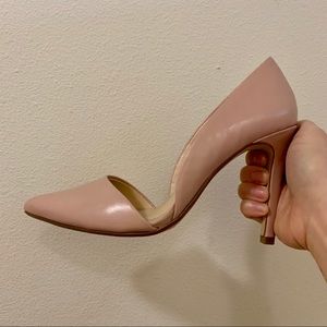 Banana Republic pointed toe cutout light pink heel